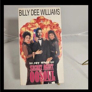 Billy Dee Williams VHS Secret Agent 00 Soul Movie Spy Comedy Blaxploitation 1990
